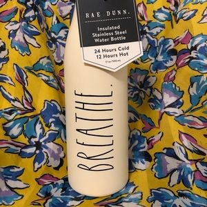 Rae Dunn BREATHE Insulated Stainless Water Bottle
